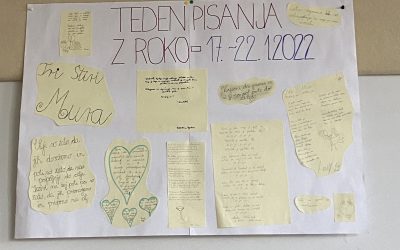 Tedna pisanja z roko