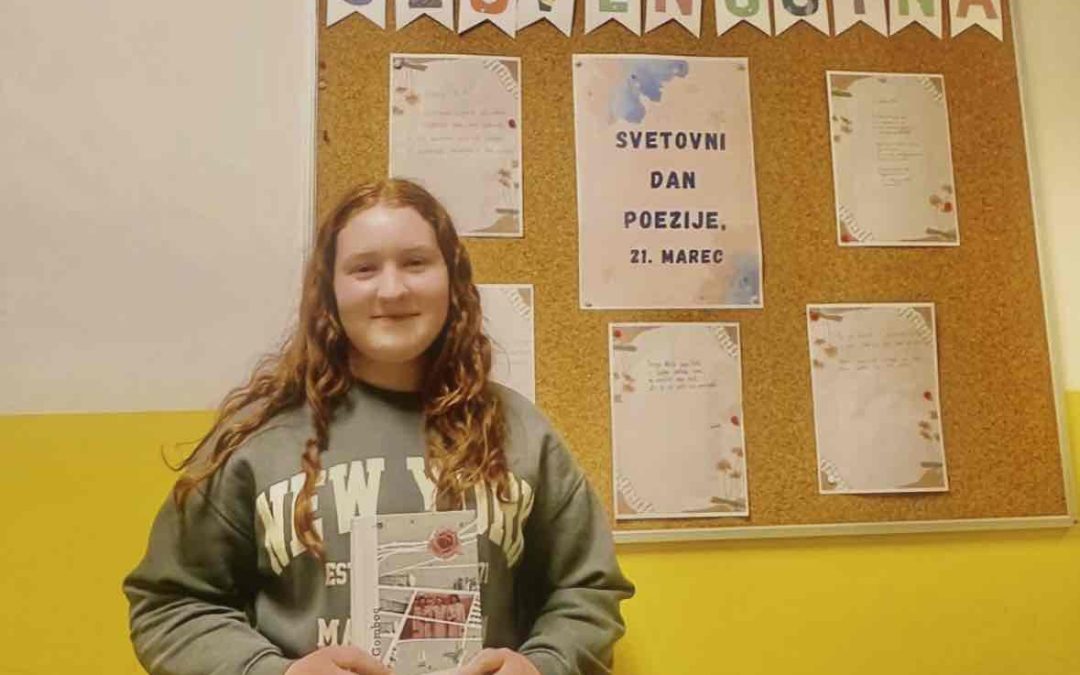 Ajda Kosar iz 2. a prejela srebrno Cankarjevo priznanje